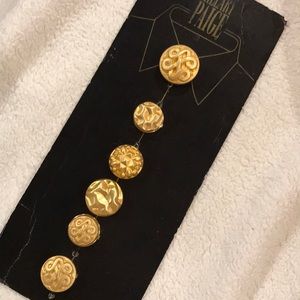 Vintage Hillary Paige button cover set NONY N Y